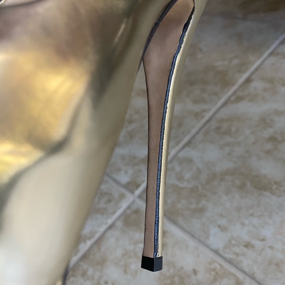Giuseppe Zanotti metallic peep toe heel - Picture 10 of 11
